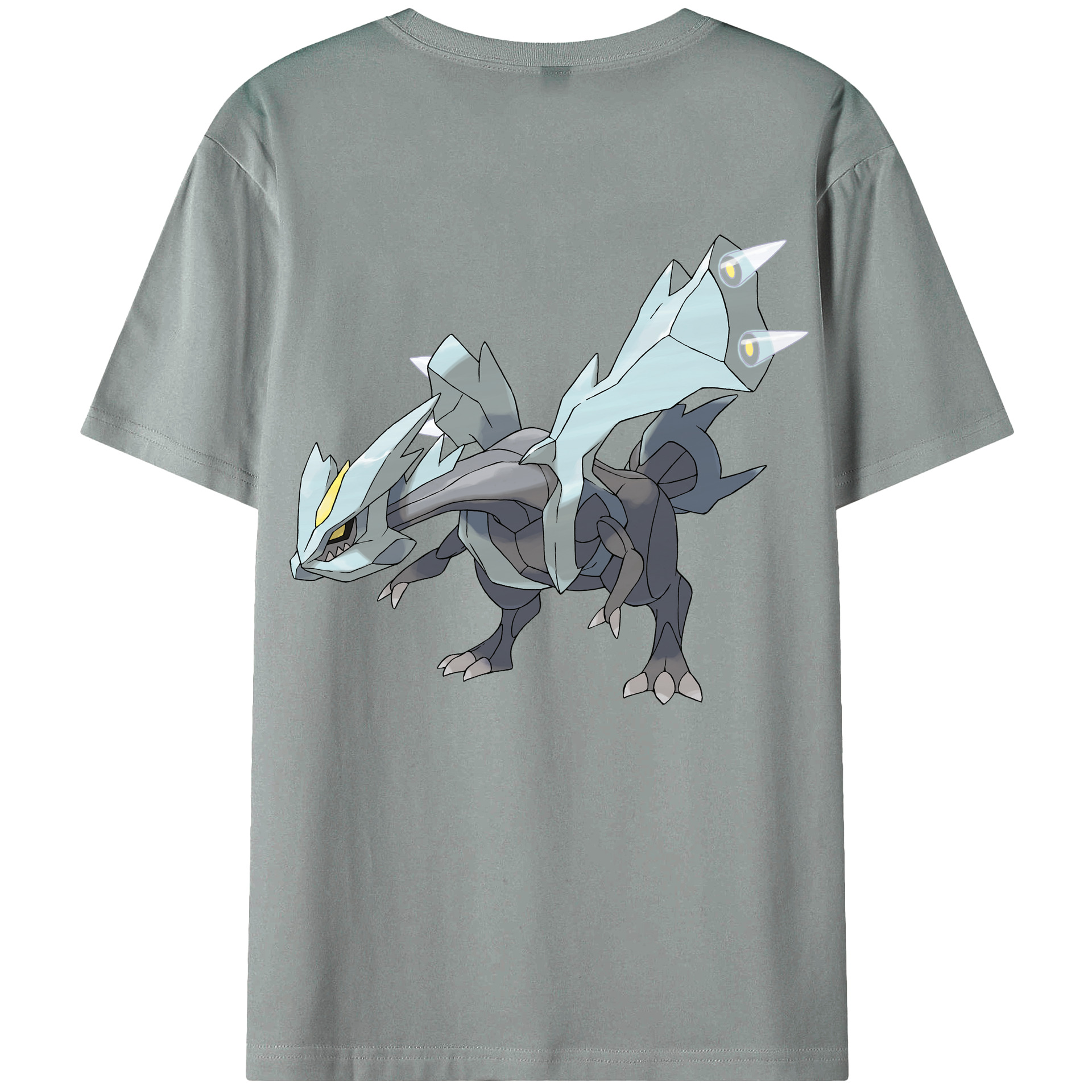 （画像用） ポケットモンスター Pokémon 綿100％ メンズ半袖Tシャツ（バックプリント） 通気性